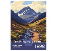 Rompecabezas De 1000 Piezas para Adolescentes Cape Wrath Trail Scotland Landscape Rompecabezas para Adultos Juegos De Relajación Corte De Precisión Regalos para Reducir El Estrés 38x26cm/1000pcs