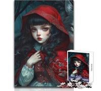 Rompecabezas de 1000 Piezas para Adolescentes, Caperucita Roja, Juego de ingenio, (tamaño 50x75cm)