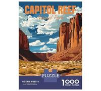 Rompecabezas De 1000 Piezas para Adolescentes Capitol Reef National Park Rompecabezas para Adultos Juego Familiar Difícil Difícil Cumpleaños Y Navidad 52x38cm/1000pcs