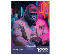 Rompecabezas De 1000 Piezas para Adolescentes Capo Kong - King of The Concrete Jungle Rompecabezas para Adultos Juguetes DIY para La Diversión Familiar para Cumpleaños, Navidad 38x26cm/1000pcs