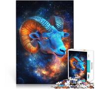 Rompecabezas de 1000 Piezas para Adolescentes Capricornio cósmico Juegos educativos Decoración del hogar Regalos de Amigo Secreto 52x38cm