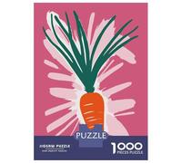 Rompecabezas De 1000 Piezas para Adolescentes Carrot Illustration Rompecabezas para Adultos Juegos Familiares Vacaciones En Casa Matar El Tiempo Difícil Y Desafiante 52x38cm/1000pcs