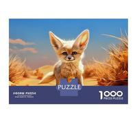 Rompecabezas De 1000 Piezas para Adolescentes Cartoon Little Fennec Fox Rompecabezas para Adultos Juegos De Relajación Desafío Difícil Desafío Educativo 38x26cm/1000pcs