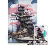 Rompecabezas de 1000 Piezas para Adolescentes Castillos místicos escondidos decoración de Pared Ideal para Pasar el Tiempo en casa Durante Las Vacaciones y para Fortalecer el Amor en Pareja 50x75cm