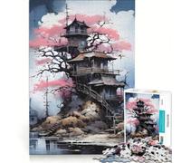Rompecabezas de 1000 Piezas para Adolescentes Castillos místicos escondidos Juguetes para armar Mejora la Memoria colección de Artistas Bellas Artes 38x26cm