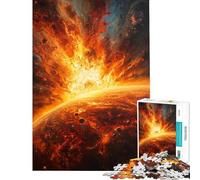 Rompecabezas de 1000 Piezas para Adolescentes Cataclismo Celestial︰ El Estallido Final Rompecabezas para Adultos Juegos relajantes Una Obra de Arte Regalos para Reducir el estrés (Tamaño 38x52cm)