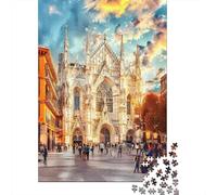 Rompecabezas De 1000 Piezas para Adolescentes Cathedral Square in Milan Rompecabezas para Adolescentes Juguetes Antiestrés Regalos para Mujeres Regalos para Reducir El Estrés 70x50cm/1000pcs