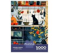Rompecabezas De 1000 Piezas para Adolescentes Cats Life Rompecabezas para Adultos Juegos Relajantes Mejora La Memoria Ayuda A Ejercitar El Cerebro 52x38cm/1000pcs