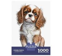 Rompecabezas De 1000 Piezas para Adolescentes Cavalier Dog 01 Rompecabezas para Adultos Juguete Decoración De Pared Desafío Difícil Desafiante De Completar 52x38cm/1000pcs