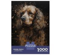Rompecabezas De 1000 Piezas para Adolescentes Cavalier King Charles Rompecabezas para Adultos Juguetes Antiestrés Alivio del Estrés Interacción Entre Padres E Hijos 52x38cm/1000pcs