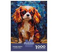 Rompecabezas De 1000 Piezas para Adolescentes Cavalier King Colorful Rompecabezas para Adultos Juego De Ingenio Análisis Y Lógica Actividades Divertidas En Casa, 52x38cm/1000pcs