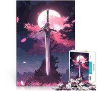 Rompecabezas de 1000 Piezas para Adolescentes Cazador de Demonios para el Juguete de desafío de Juego Educativo Buen Regalo 52x38cm