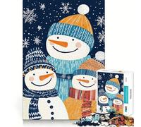 Rompecabezas de 1000 Piezas para Adolescentes Celebra la Magia del Invierno Diversión Garantizada Juego Que estimula la Mente Juego Acogedor Regalo de cumpleaños (38x52cm)