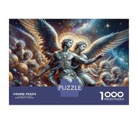 Rompecabezas De 1000 Piezas para Adolescentes Celestial Angels in Space Rompecabezas Juegos Divertidos para La Diversión Familiar Oferta como Regalos para Toda La Familia 70x50cm/1000pcs