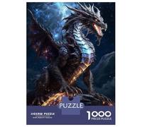 Rompecabezas De 1000 Piezas para Adolescentes Celestial Serpent Rompecabezas para Adultos Juegos Relajantes Vacaciones En Casa Matar El Tiempo 38x26cm/1000pcs