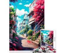 Rompecabezas de 1000 Piezas para Adolescentes Cerca de la estación Juego Imposible Mejora la Memoria Juguetes de decoración para el hogar Regalo de cumpleaños Regalos de Viaje (38x26cm)