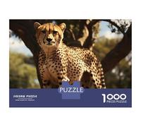 Rompecabezas De 1000 Piezas para Adolescentes Cheetahs for Sale Cheetah Breeder Rompecabezas para Adultos Juegos Relajantes Ensamblaje De Patrones Regalos De Cumpleaños Y Únicos 38x26cm/1000pcs