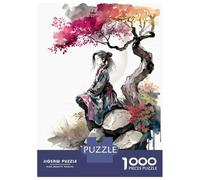 Rompecabezas De 1000 Piezas para Adolescentes Cherry Blossom 18 Rompecabezas para Adultos Juego Familiar Análisis Y Lógica Actividades Divertidas En Casa 38x26cm/1000pcs