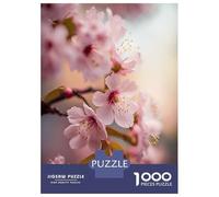 Rompecabezas De 1000 Piezas para Adolescentes Cherry Blossom Macro Rompecabezas para Adultos Juegos Divertidos Decoración Ayuda A Ejercitar El Cerebro 70x50cm/1000pcs