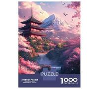 Rompecabezas De 1000 Piezas para Adolescentes Cherry Blossom Serenity-24 Rompecabezas para Adultos Juego Familiar Decoración del Hogar Regalos para Reducir El Estrés 52x38cm/1000pcs