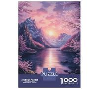 Rompecabezas De 1000 Piezas para Adolescentes Cherry Blossom Serenity -3 Rompecabezas para Adultos Juguetes Antiestrés Ensamblaje De Patrones Desafiante De Completar 38x26cm/1000pcs