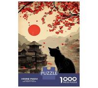 Rompecabezas De 1000 Piezas para Adolescentes Cherry Blossom Serenity -5 Rompecabezas para Adultos Juguetes De Bricolaje Decoración del Hogar Juego Desafiante Regalos 38x26cm/1000pcs