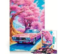 Rompecabezas de 1000 Piezas para Adolescentes Chevrolet Diseño de Corte Fino Juego de concentración Regalo de Paz Tiempo de Juego Regalo de Ocio navideño (50x75cm)