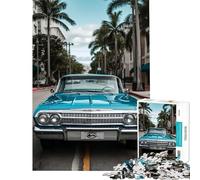 Rompecabezas de 1000 Piezas para Adolescentes Chevrolet Impala SS difícil y desafiante Decoración para el hogar Juguetes antiestrés Apto para Mayores de 14 años 50x75cm