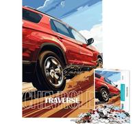 Rompecabezas de 1000 Piezas para Adolescentes Chevrolet Traverse SUV Diversión en casa Regalos para Mujeres Juegos relajantes Apto para Mayores de 14 años 38x52cm