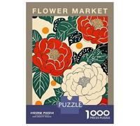 Rompecabezas De 1000 Piezas para Adolescentes Chiang MAI Flower Market Poster Rompecabezas para Adultos Juegos Familiares Difícil Difícil Cumpleaños Y Navidad 52x38cm/1000pcs