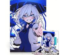 Rompecabezas de 1000 Piezas para Adolescentes: Chica Anime con Medusa Azul, Juego Familiar, Regalo de cumpleaños, Regalo de Viaje 50x75cm