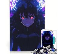 Rompecabezas de 1000 Piezas para Adolescentes: Chica Anime con Poderes eléctricos, Juguetes antiestrés, decoración del hogar, colección de Artistas, Bellas Artes 38x52cm