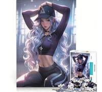 Rompecabezas de 1000 Piezas para Adolescentes, Chica Anime Deportista, Juego práctico, para diversión Familiar, Ideal para Decorar el Escritorio 38x52cm