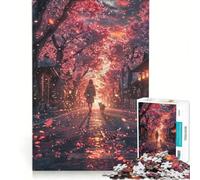 Rompecabezas de 1000 Piezas para Adolescentes: Chica Anime Japonesa, Juguete para armar, Ideal para Relajarse y despejar la Mente, Decorar el Escritorio 38x26cm