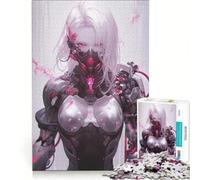 Rompecabezas de 1000 Piezas para Adolescentes Chica Anime Lista para Matar Juegos Familiares Corte de precisión cumpleaños y Navidad 38x52cm