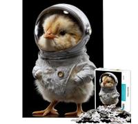 Rompecabezas de 1000 Piezas para Adolescentes Chica Astronauta en una misión Juguetes adictivos para Cultivar la Paciencia Juegos Divertidos para Toda la Familia Excelentes Regalos y Juguetes