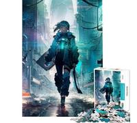 Rompecabezas de 1000 Piezas para Adolescentes Chica bajo la Lluvia Diversión en casa Regalos para Mujeres Juegos relajantes Apto para Mayores de 14 años 50x75cm