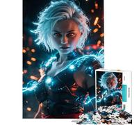 Rompecabezas de 1000 Piezas para Adolescentes Chica con superpoderes Actividades Divertidas para Hacer en casa Decoración Juegos relajantes para Mayores de 14 años 38x52cm