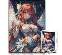Rompecabezas de 1000 Piezas para Adolescentes, Chica de Anime angelical, Rompecabezas Familiar, Juguete Educativo de Carrera de Velocidad Manual, tamaño 50x75cm