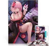 Rompecabezas de 1000 Piezas para Adolescentes Chica de Anime Shinobi Juego Familiar para y Regalos para Amigos y Familiares 38x26cm