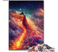 Rompecabezas de 1000 Piezas para Adolescentes, Chica de Fuego con alas, un desafío difícil para aliviar el estrés, Regalo de Amigo Secreto para Mayores de 14 años tamaño 26x38cm