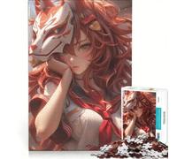 Rompecabezas de 1000 Piezas para Adolescentes: Chica de Instituto de Anime, Juegos relajantes, Actividades Divertidas en casa, Regalo Ideal para Gamers 50x75cm