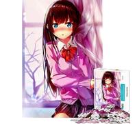 Rompecabezas de 1000 Piezas para Adolescentes Chica de Secundaria Sakura Juego Educativo desafío Juguete Juego práctico decoración Perfecta Regalo de cumpleaños tamaño 38x26cm