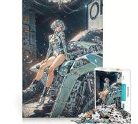 Rompecabezas de 1000 Piezas para Adolescentes: Chica Deportista de Anime, Juego de ingenio, decoración, Cada Pieza es única 50x75cm
