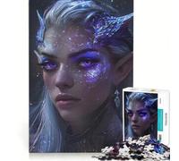 Rompecabezas de 1000 Piezas para Adolescentes Chica misteriosa Juguetes para armar Mejora la Memoria colección de Artistas Bellas Artes 38x26cm