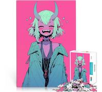 Rompecabezas de 1000 Piezas para Adolescentes Chica Monstruo de Anime Diversión Familiar Cada Pieza es única: un desafiante y Divertido Juego Familiar 38x26cm
