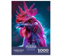 Rompecabezas De 1000 Piezas para Adolescentes Chicken Space Animal Rompecabezas para Adultos Juegos Familiares Mejora La Memoria Cumpleaños Y Navidad 38x26cm/1000pcs