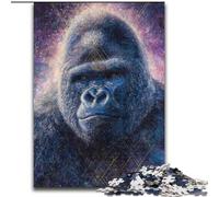 Rompecabezas de 1000 Piezas para Adolescentes, chimpancé psicodélico, para niños a Partir de 14 años, Juguetes educativos, Juegos Familiares, Regalo de cumpleaños tamaño 50x75cm