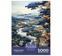 Rompecabezas De 1000 Piezas para Adolescentes Chinese Landscape Painting Rompecabezas para Adultos Juego Práctico Decoración Gran Regalo para Jugar 70x50cm/1000pcs