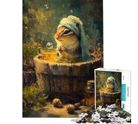 Rompecabezas de 1000 Piezas para Adolescentes Chipmunk Tea Time in The Wellness Puzzles para Adultos Juegos Divertidos Vacaciones en casa Matar el Tiempo cumpleaños (tamaño 38x52cm)